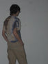 CIRCLE CUT-OUT PANTS -RUSTED BEIGE-